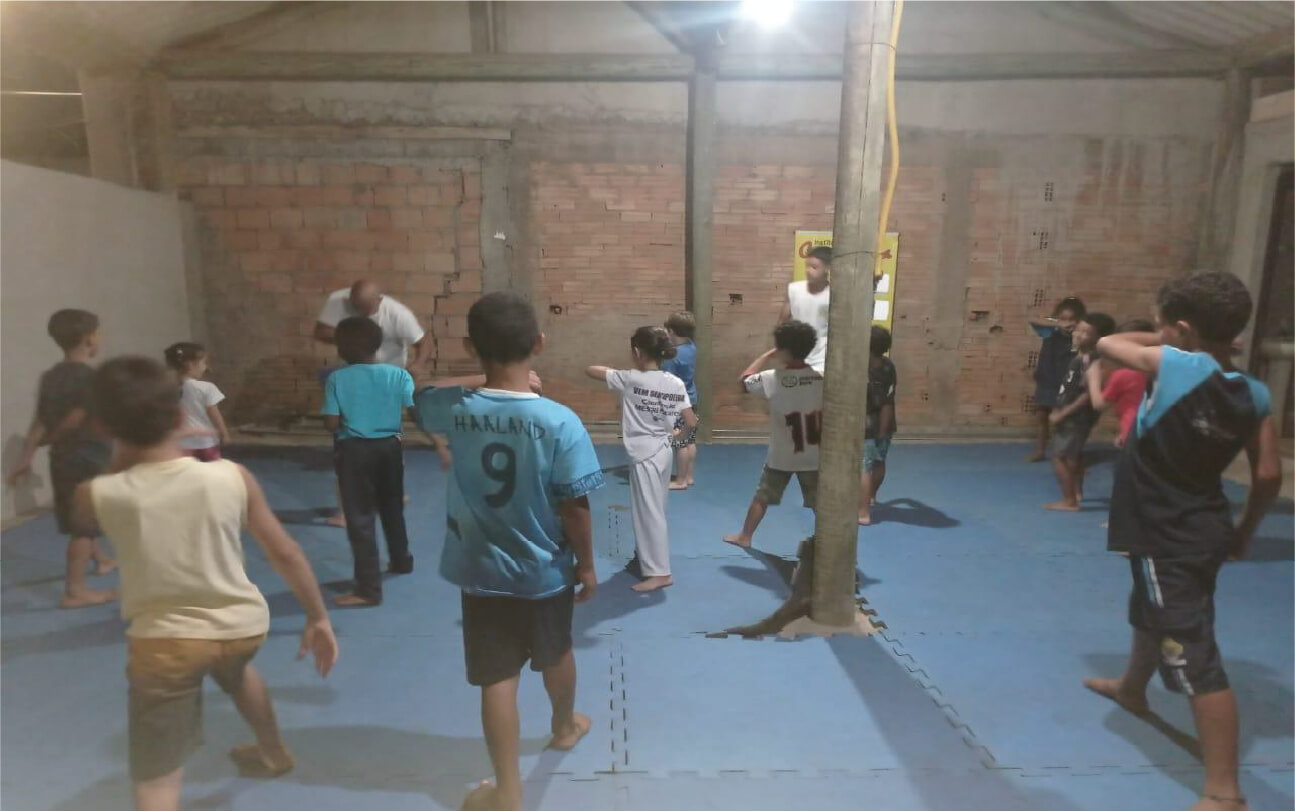 Formação de Crianças na Capoeira